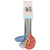 Wholesale - 5pc NYLON MULTICOLOR UTENSIL SET C/P 48, UPC: 192598853875